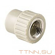 Муфта РосТурПласт PN25 комбинированная, внутр. резьба 25х3/4" арт.10936 Муфта РосТурПласт PN25 комбинированная, внутр. резьба 25х3/4" арт.10936