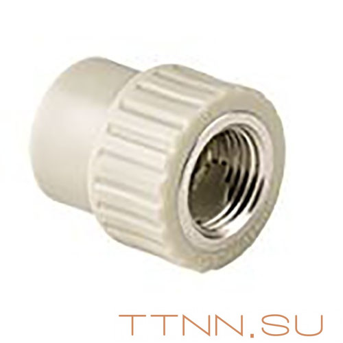 Муфта РосТурПласт PN25 комбинированная, внутр. резьба 25х3/4" арт.10936