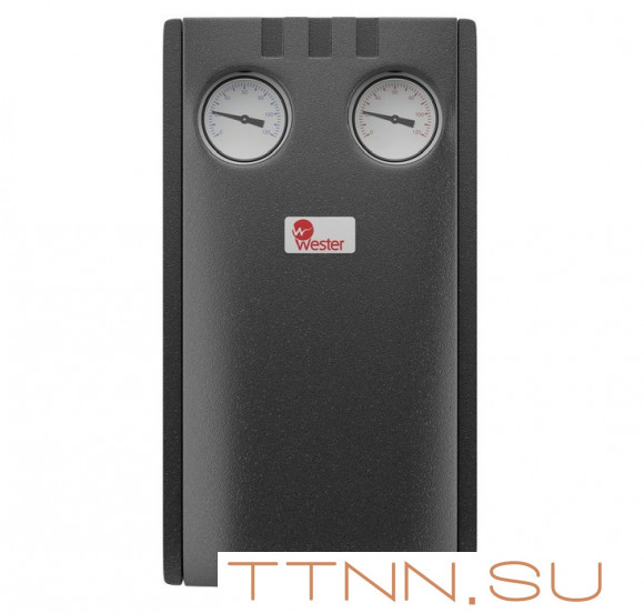 Группа быстрого монтажа Wester DN25 с термостатическим клапаном, без насоса Группа быстрого монтажа Wester DN25 с термостатическим клапаном, без насоса