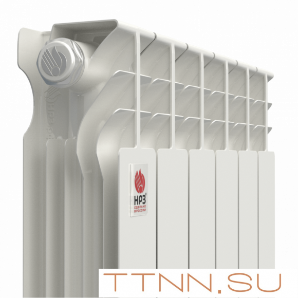 Алюминиевый радиатор НРЗ ЛЮКС 500/100 8 секций Алюминиевый радиатор НРЗ ЛЮКС 500/100 8 секций