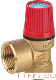 Клапан предохранительный 15 x 1/2" STOUT SVS-0001-001515 Клапан предохранительный 15 x 1/2" STOUT SVS-0001-001515