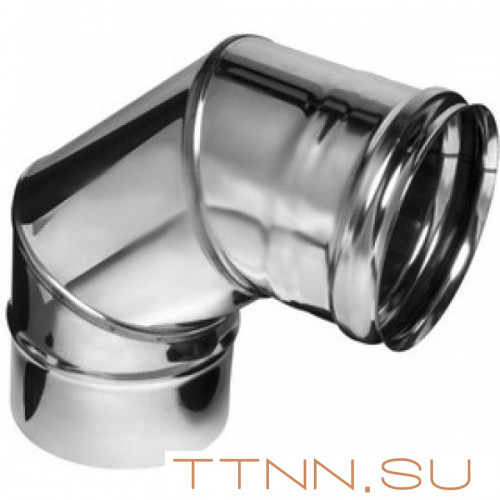 Колено Нерж. 90° (0.5мм) диаметр 120 Колено Нерж. 90° (0.5мм) диаметр 120