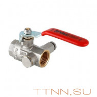 Кран шаровый с дренажным вентилем Valtec 3/4 Valtec VT.245 Кран шаровый с дренажным вентилем Valtec 3/4 Valtec VT.245